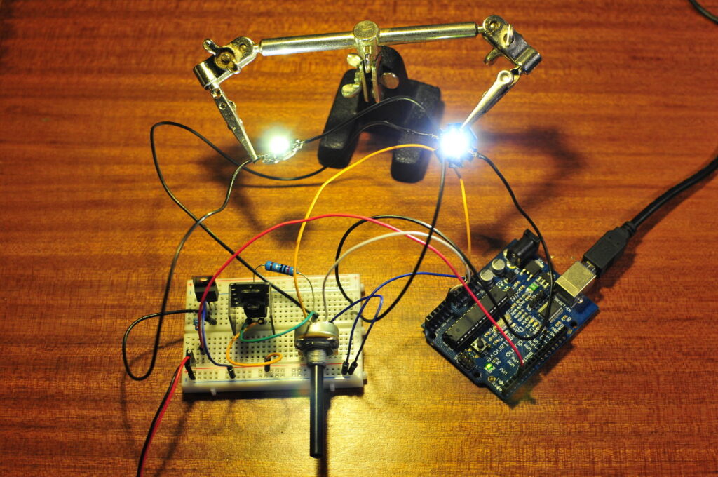 Arduino dimming power LED