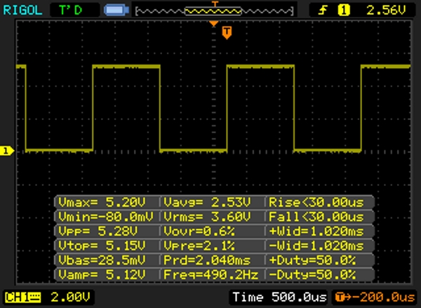 Arduino pwm frequency