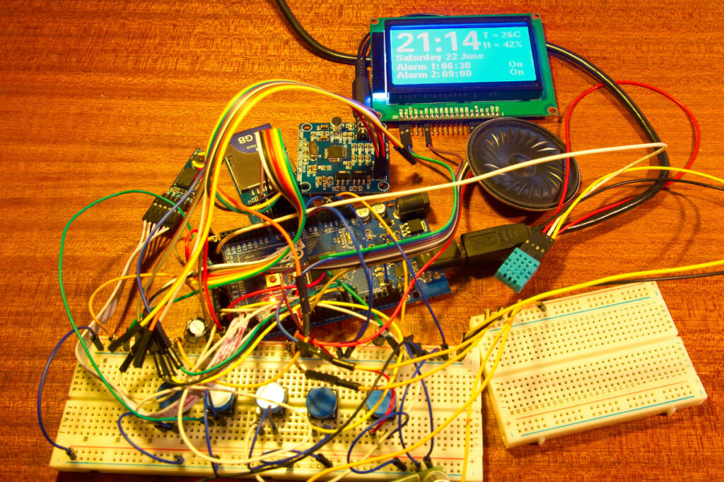 Arduino mp3 alarm clock